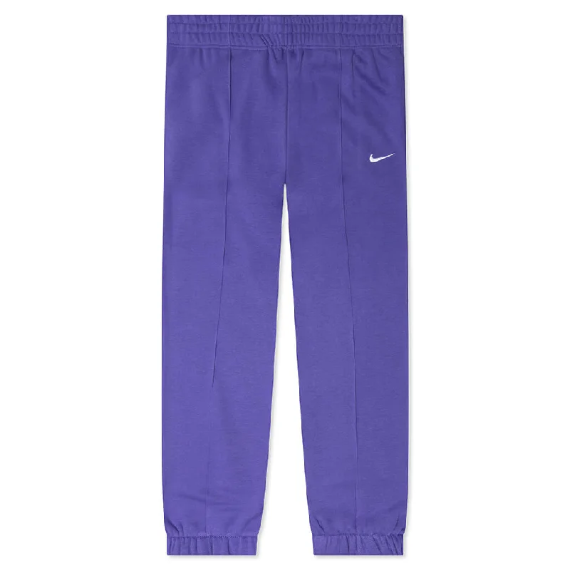 Sportswear Women's Essential Fleece Pants - Lapis/White Elegant High-Waist Pants