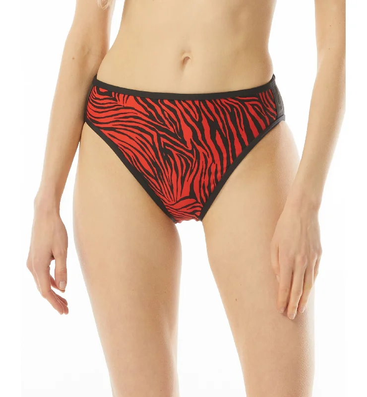 Women's Printed High Leg Bikini Bottoms Front tie bikini, Sexy, Comfortable, Stylish