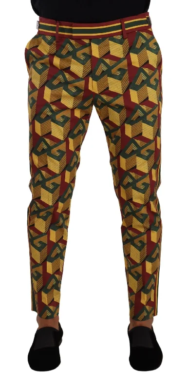 Elegant Multicolor Tapered Pants For Men Classic Bootcut Trousers