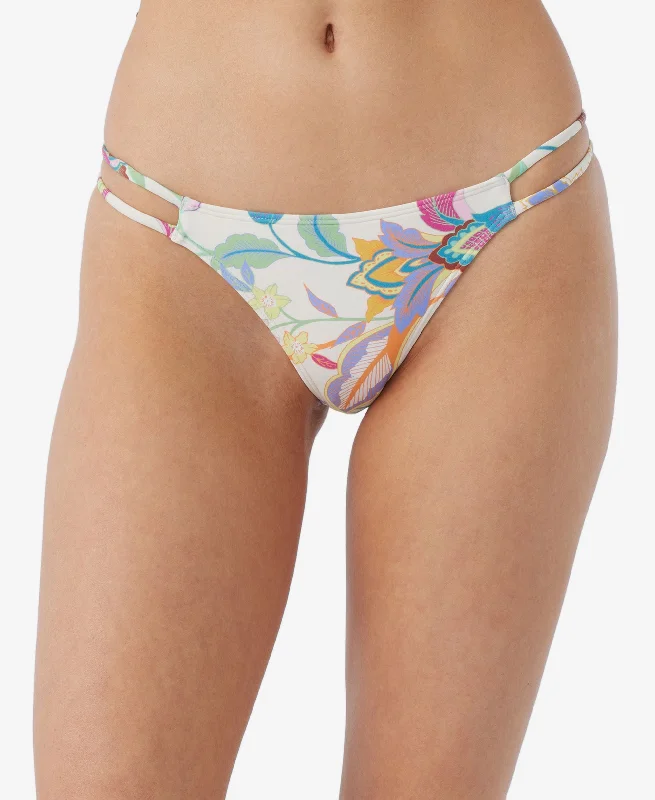 Juniors' Villa Floral Cardiff Bikini Bottoms Fringed bikini set, Fun, Sexy, Trendy