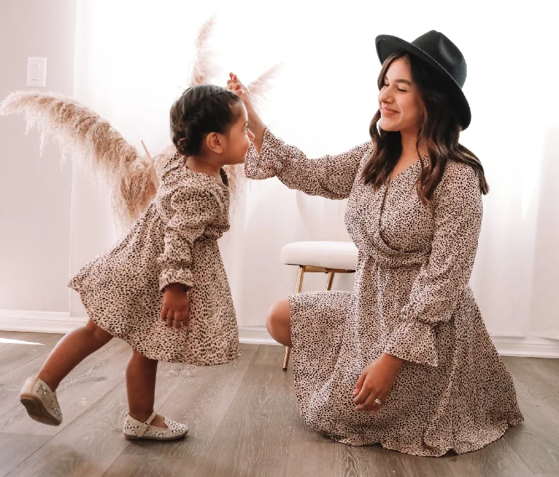 Veronica's Mommy and Me Matching Dresses Casual Short Summer