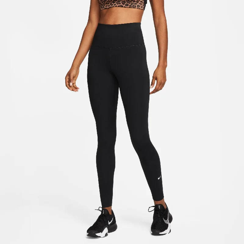 Womens Nike High Waisted Leggings 'Black' Fashionable Lacy Detail Leggings