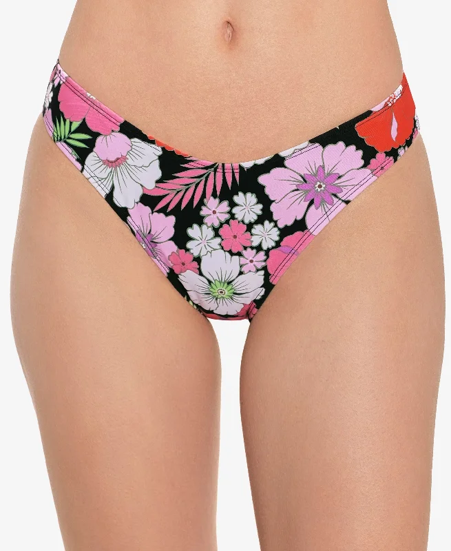 Juniors' Scoop-Waist Hipster Bikini Bottoms Reversible bikini, Two looks, Stylish, Comfortable