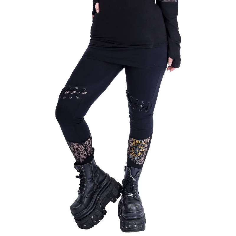 DREAMA LEGGINGS - BLACK Stylish Capri Leggings