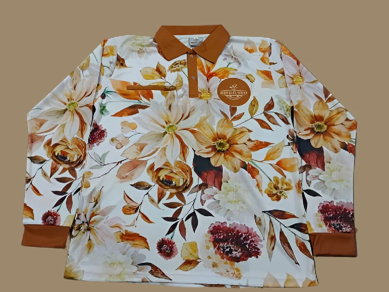 Wildflower - Gulf Country Fishing Shirt-- Front Pockets Side Pockets Patch Pockets