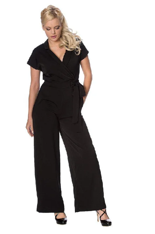 Occasion Jumpsuit Pleated wide-leg jumpsuit, Feminine, Elegant, Comfortable