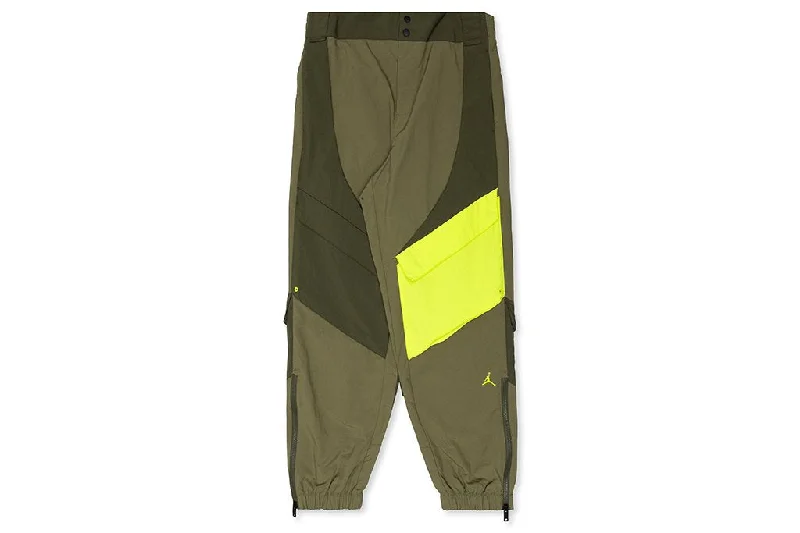 Women's Utility Pant - Medium Olive/Cargo Khaki Chic Wool Trousers