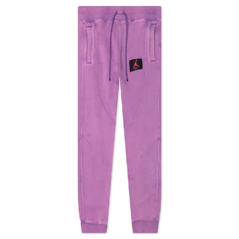 Flight Women's Fleece Pants - Wild Violet Fashionable Jogger Pants