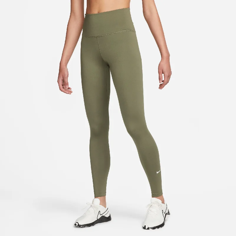 Womens Nike One Legging 'Medium Olive' Stylish Ankle-Length Leggings