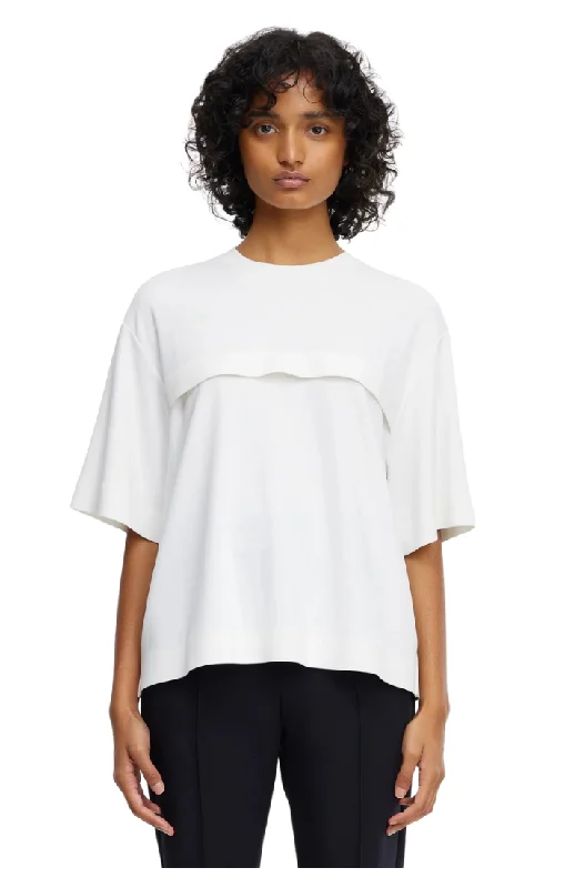 Shetland T-Shirt - White-- Fashionable Trendy Casual