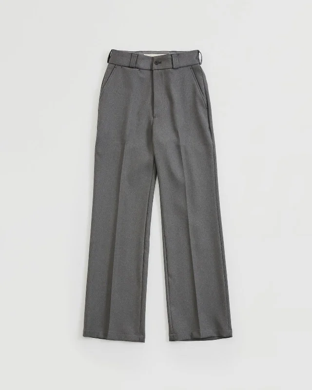 CENTER PRESS PANTS Formal Linen Trousers