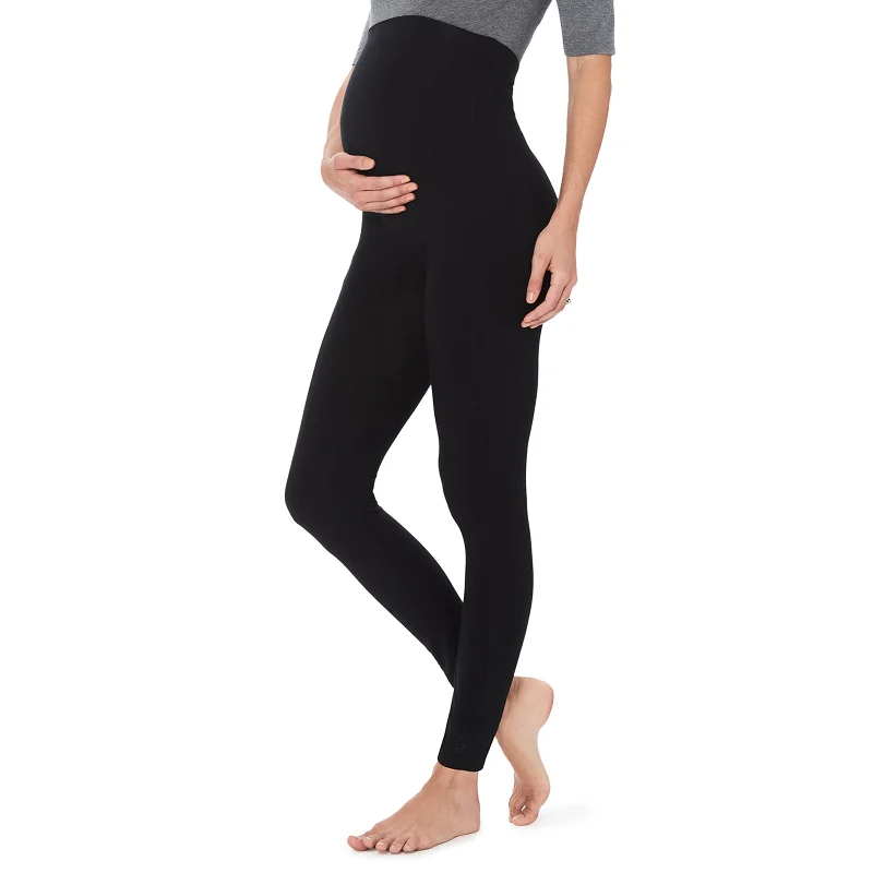 Softwear with Stretch Maternity Legging Stylish Faux Leather Leggings