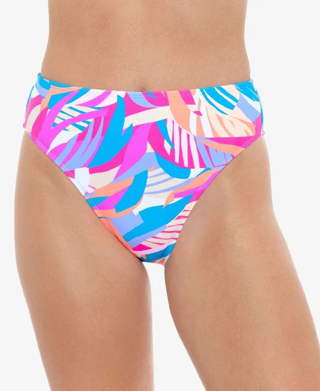 Juniors' Tropical Breeze High-Cut Bikini Bottoms Wrap bikini, Sexy, Chic, Trendy