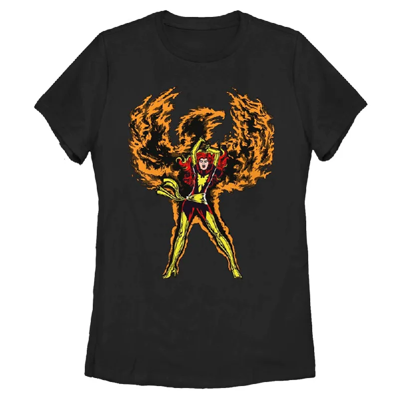 Women's Marvel Phoenix Rises T-Shirt-- Cozy Warm Stylish