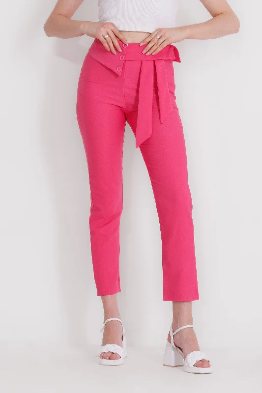 Rosaline Comfortable Pants (8057P) - Kava Lightweight Linen Pants