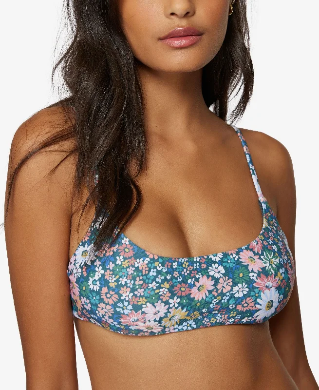 O'Neil Juniors' Eliza Ditsy Floral Printed Bikini Top Floral print bikini, Feminine, Fun, Trendy