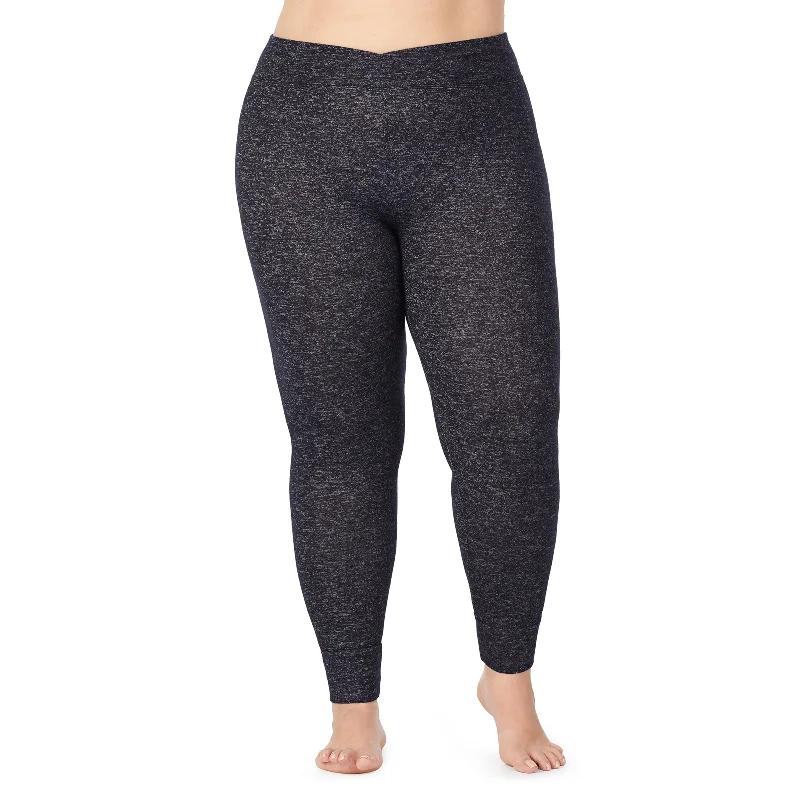 SoftKnit Legging PLUS Comfortable Bootcut Workout Leggings