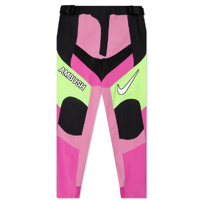 Nike x AMBUSH Women's NRG Ambush Moto Pant - Active Fuchsia/Magic Flamingo Cozy Full-Length Pants