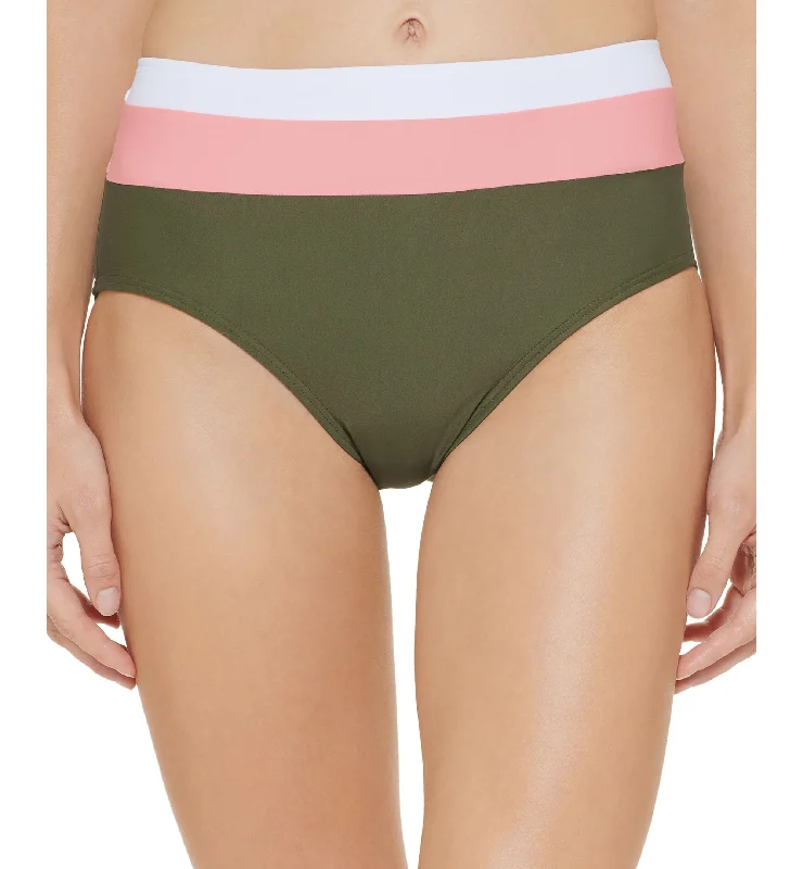 Colorblocked High-Waist Bikini Bottoms Adjustable bottom bikini, Custom fit, Sexy, Comfortable