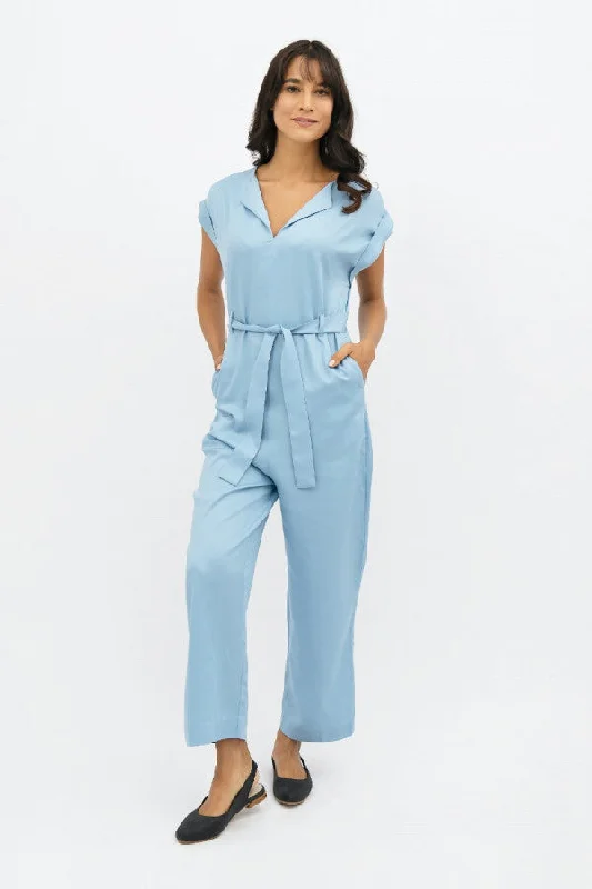 Dakar TENCEL™ Straight Leg Jumpsuit in Sommerhus Lace jumpsuit, Elegant, Feminine, Trendy