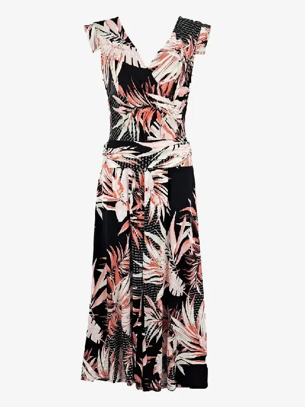 Sacha Drake Resort Floral Wrap Jumpsuit Size 8 Printed jumpsuit, Bold design, Summer style, Chic