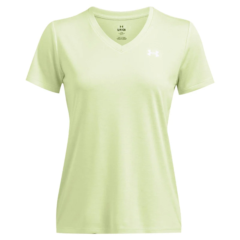 Under Armour Tech™ Twist V-Neck Womens T-Shirt-- Houndstooth Herringbone Solid