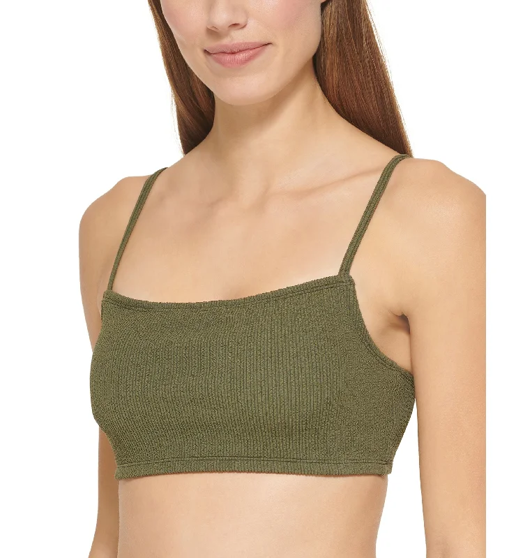 Textured Bralette Bikini Top Full coverage bikini, Comfortable, Modest, Trendy