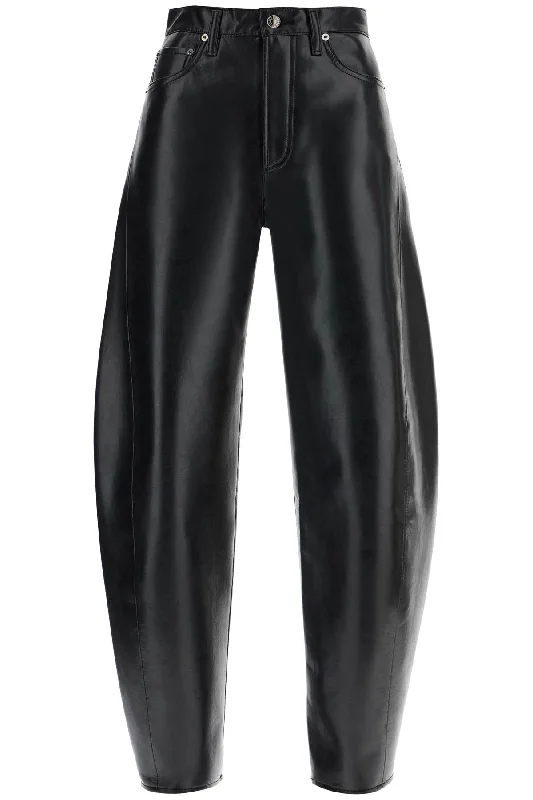 Luna Barrel Pants  - Black Elegant Dress Pants