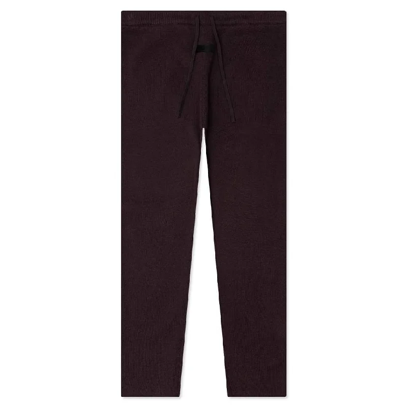 Women's Lounge Pant - Plum Comfortable Jogger Trousers