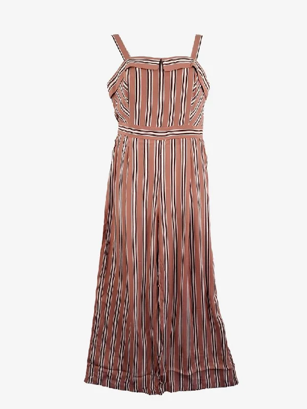 Forever New Sally Stripe Clay Effortless Jumpsuit Size 16 Boho chic jumpsuit, Relaxed, Comfortable, Trendy