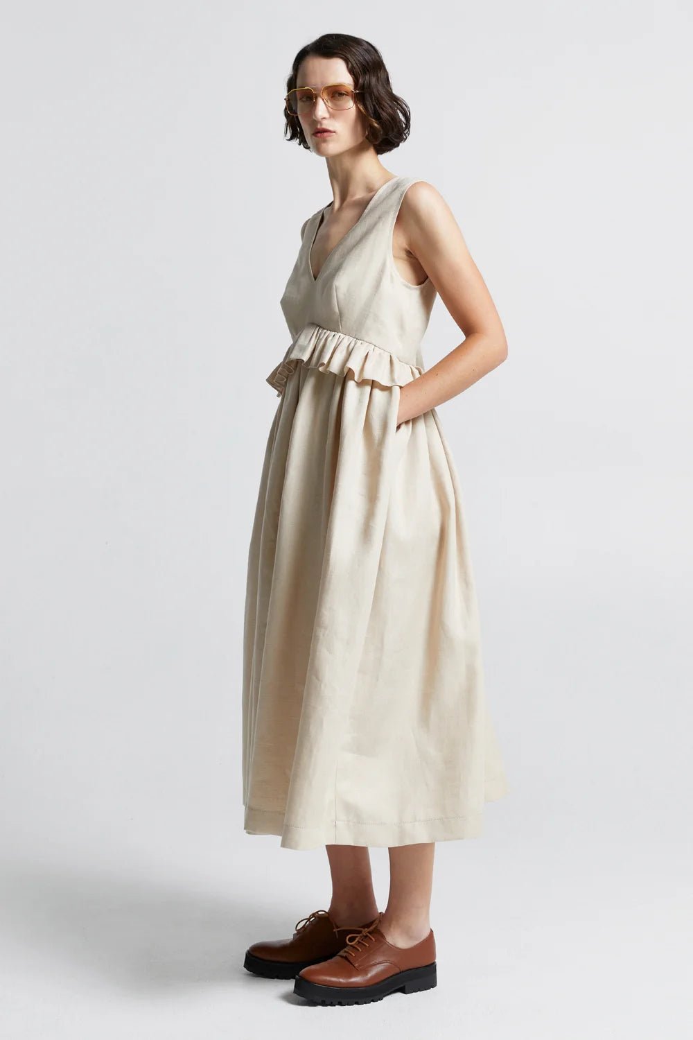 Cordyline Dress | Linen Sand Tunics Favorite customer