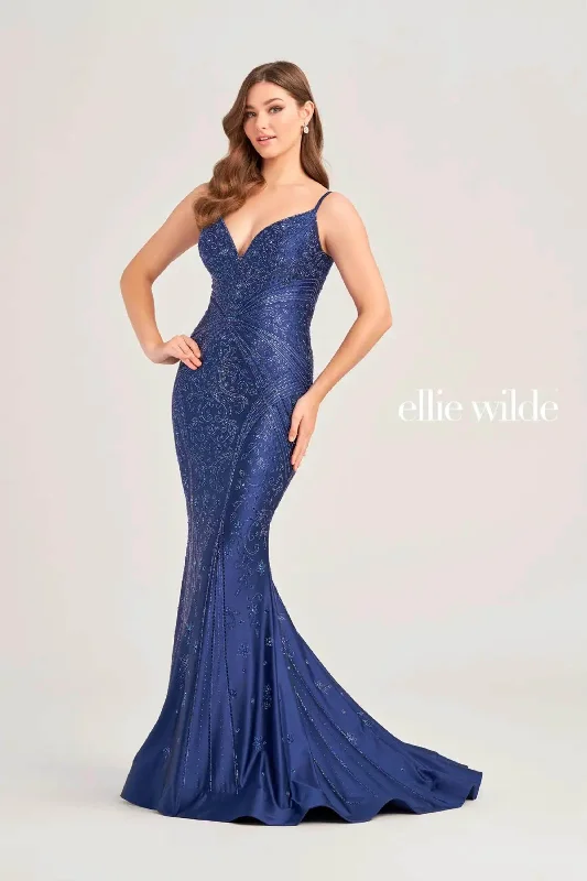 Ellie Wilde EW35002 - Fitted Embellished Evening Dress Tunics Leisure comfortable