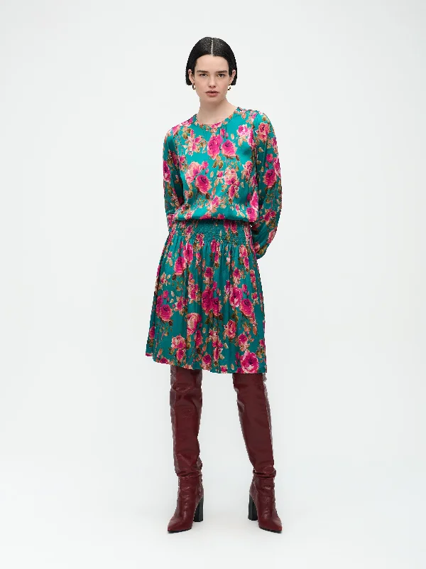 Janny Dress | Multi Green Tunics Luxurious high-end