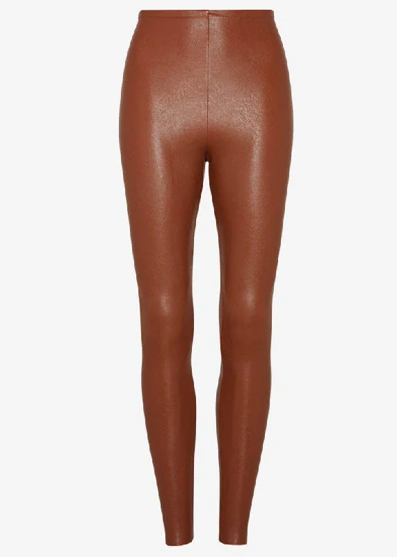 Commando Faux Leather Legging - Cocoa ***FINAL SALE*** Stylish Lightweight Leggings