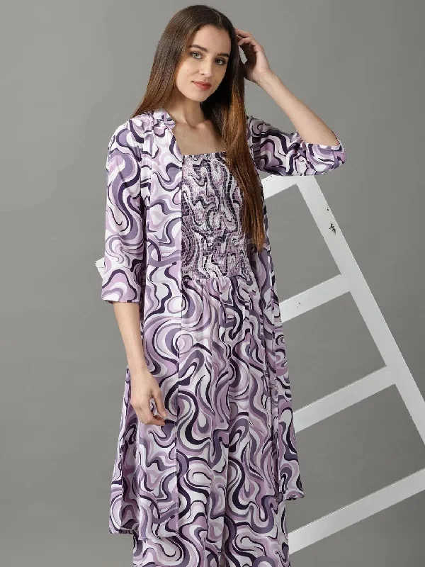 Women's Violet Printed Jumpsuit-AE-15775-Violet Sleeveless backless jumpsuit, Sexy, Elegant, Comfortable