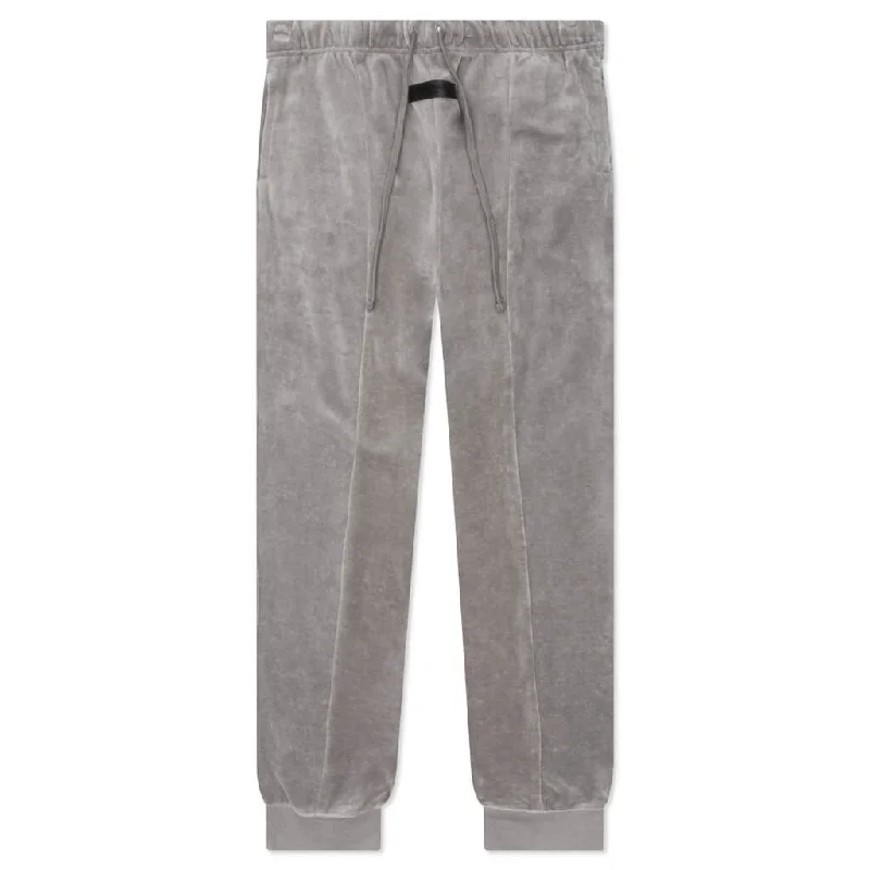 Essentials Women's Velour Pant - Desert Taupe Formal Linen Trousers