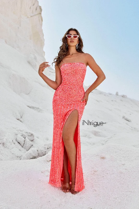 Blush by Alexia Designs 91031 - Straight-Across Sequin Prom Dress A-Line Day Work