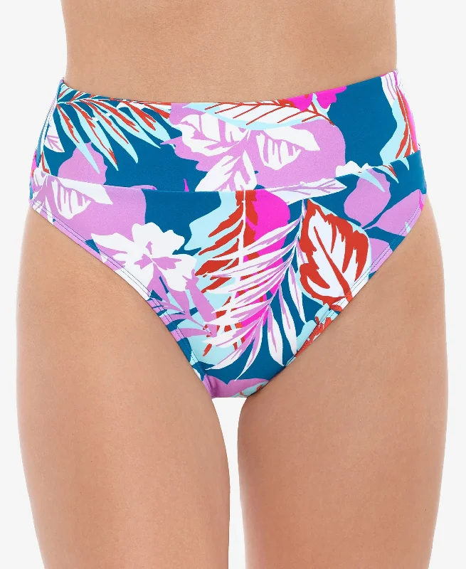 Juniors' Bop to the Trop Printed High-Waist Bikini Bottoms Retro style bikini, Vintage, Chic, Sexy