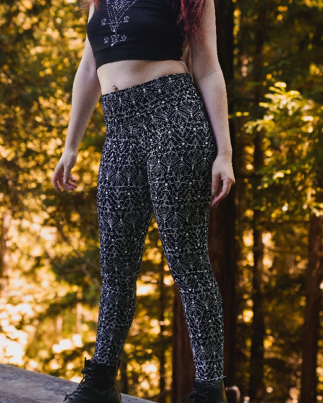 Nova Print Legging Elegant Printed Leggings with Pockets