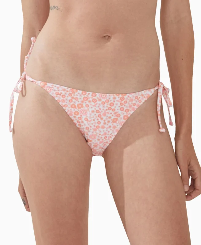 Women's Printed Side-Tie Brazilian Bikini Bottoms Sporty bikini, Comfortable, Athletic, Sexy