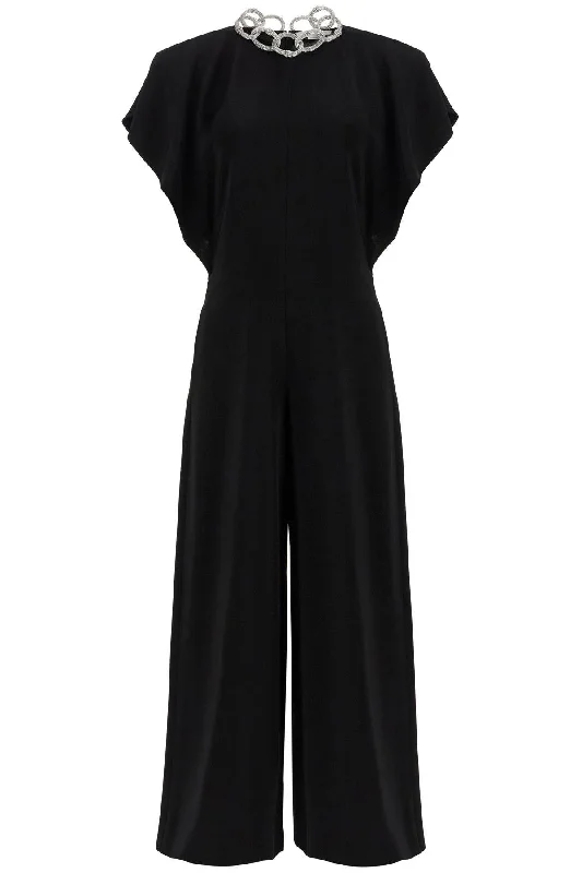 Chain Jumpsuit With Cat  - Black Plus size jumpsuit, Curvy fit, Elegant, Comfortable