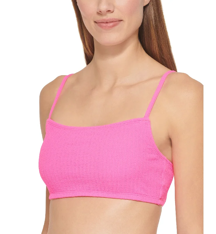 Neon Pink Micro Scrunch Textur