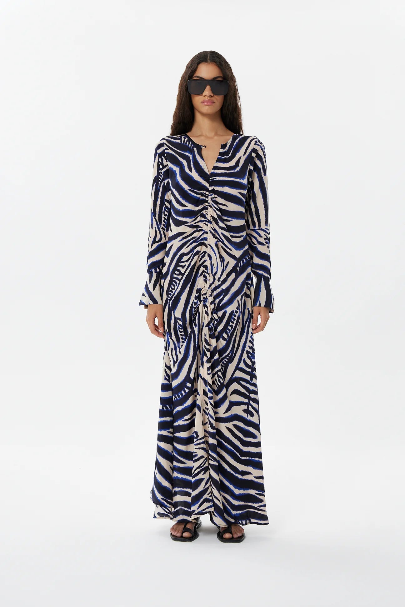 CASARES ANOUK LONG DRESS - WILD ECRU Tunics Versatile stylish