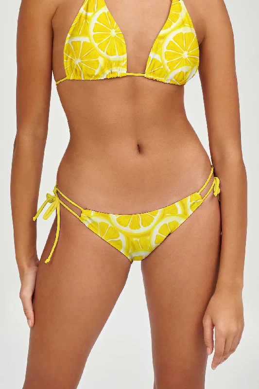 A Piece of Sun Sofia Loop Tie Side Hipster Bikini Bottom - Women Sporty bikini top, Comfortable, Athletic, Trendy