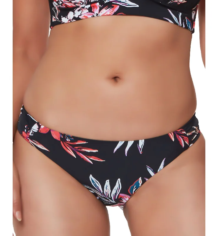 Floral-Print Hipster Bikini Bottoms Lace-up back bikini, Sexy, Trendy, Comfortable