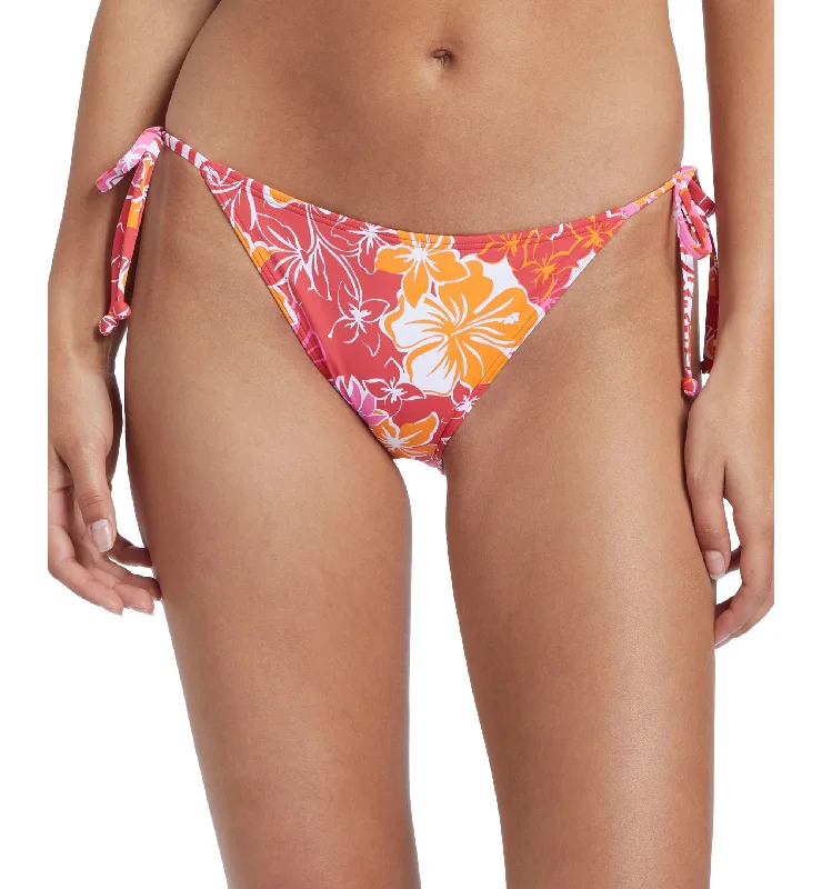 Juniors' Sea Spray Side-Tie Bikini Bottoms Printed bikini, Fun, Vibrant, Trendy