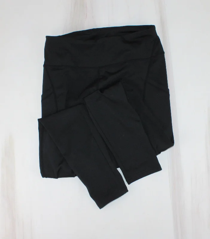 SHEIN BLACK LEGGINGS LADIES LARGE PRE-LOVED Fashionable Quick-Dry Yoga Pants