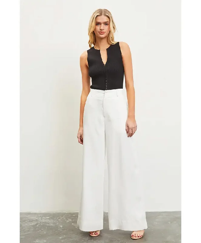 Willow Wide Leg Pants Classic Pleated Pants