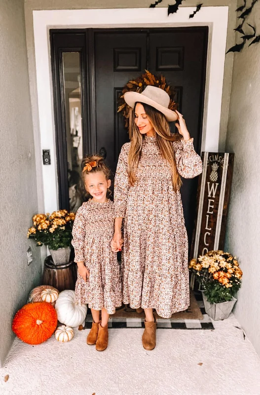 Thanksgiving Shirred Matching Dresses Tunics Stylish elegant