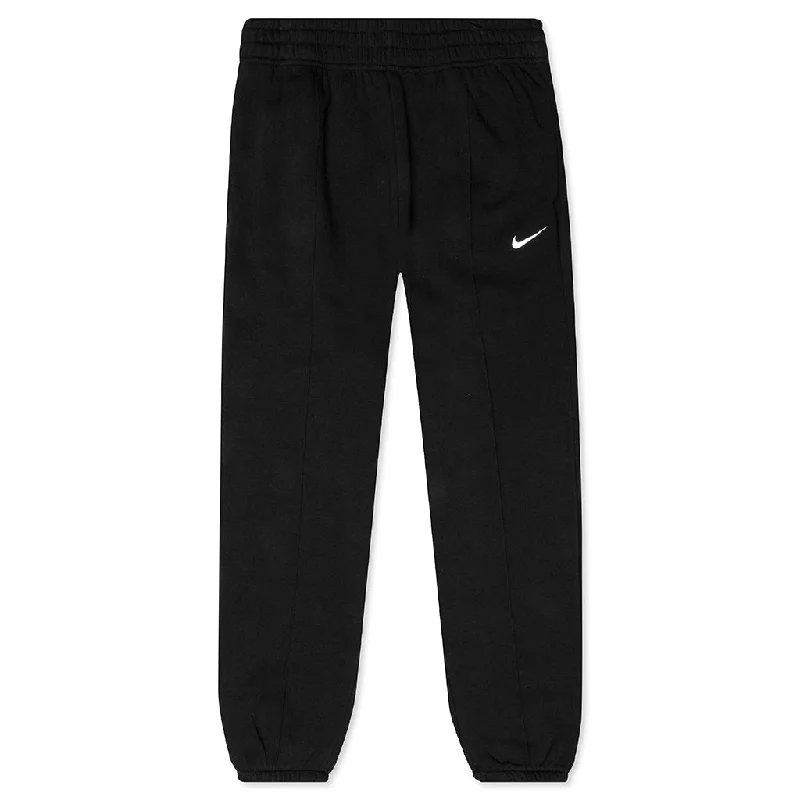 Sportswear Women’s Essentials Fleece Pants - Black/Black/White Comfy Cargo Trousers